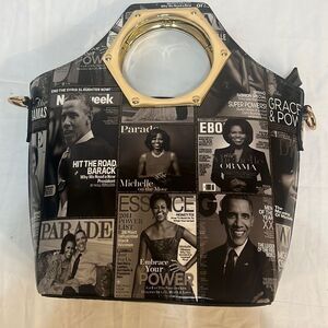 Brand new michelle obama purse with wallet and unused straps. Never worn or used